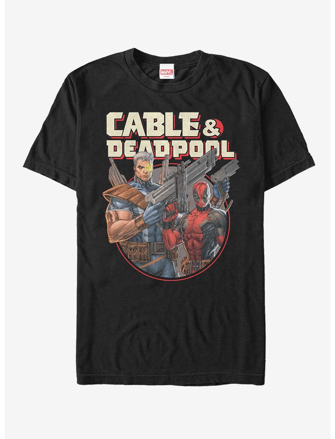 Marvel Cable & Deadpool Partners T-Shirt, BLACK, hi-res