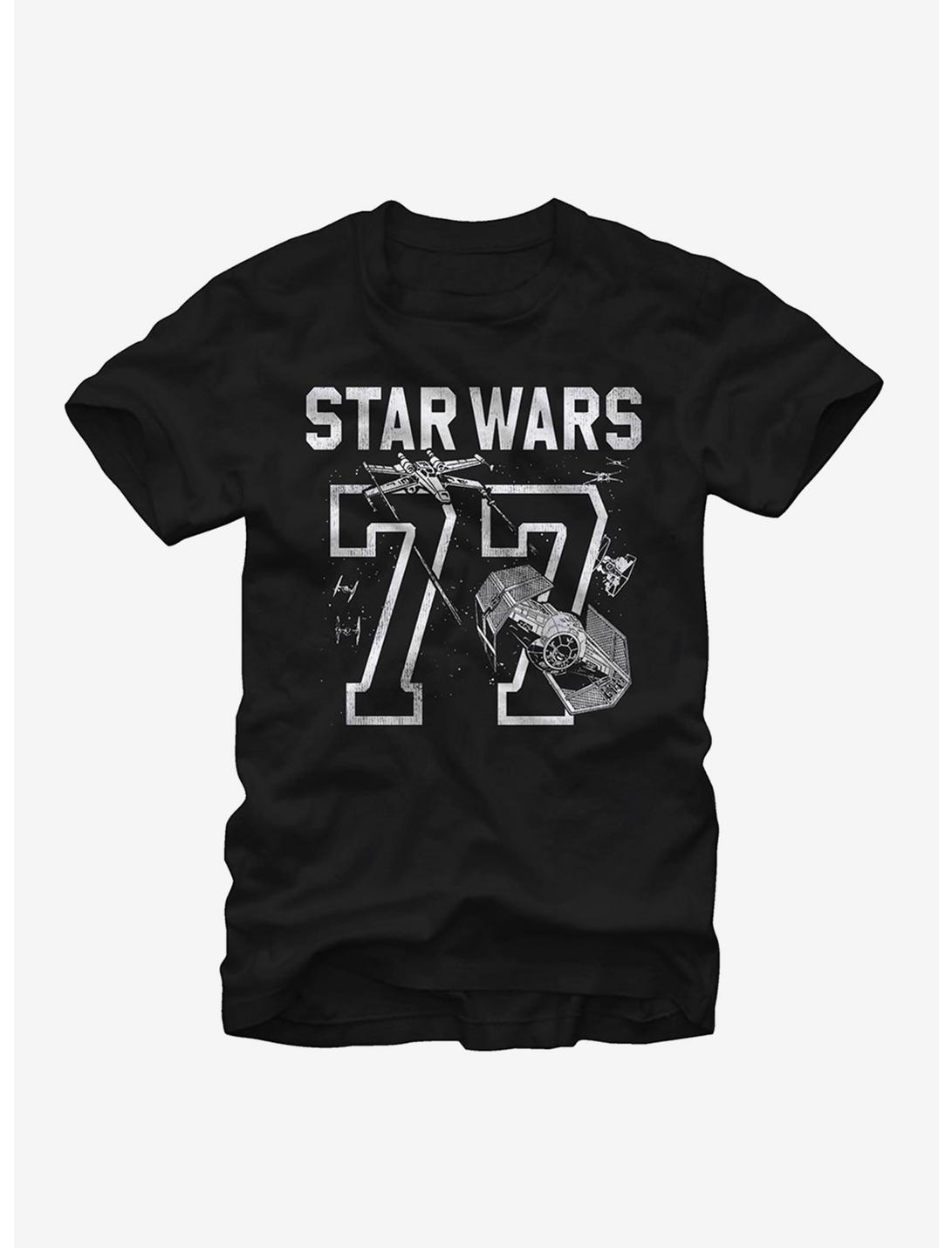 Star Wars 77 Athletic Print T-Shirt, BLACK, hi-res