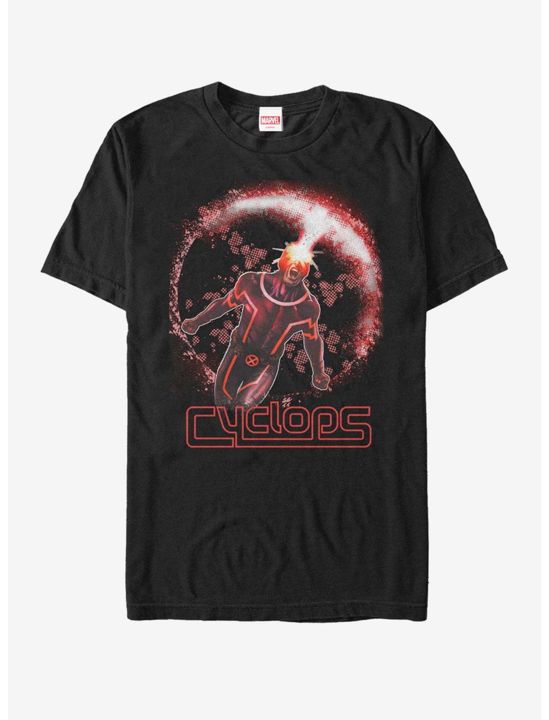 Marvel X-Men Cyclops Circle T-Shirt, BLACK, hi-res