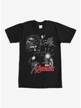 Marvel Avengers Grayscale T-Shirt, BLACK, hi-res