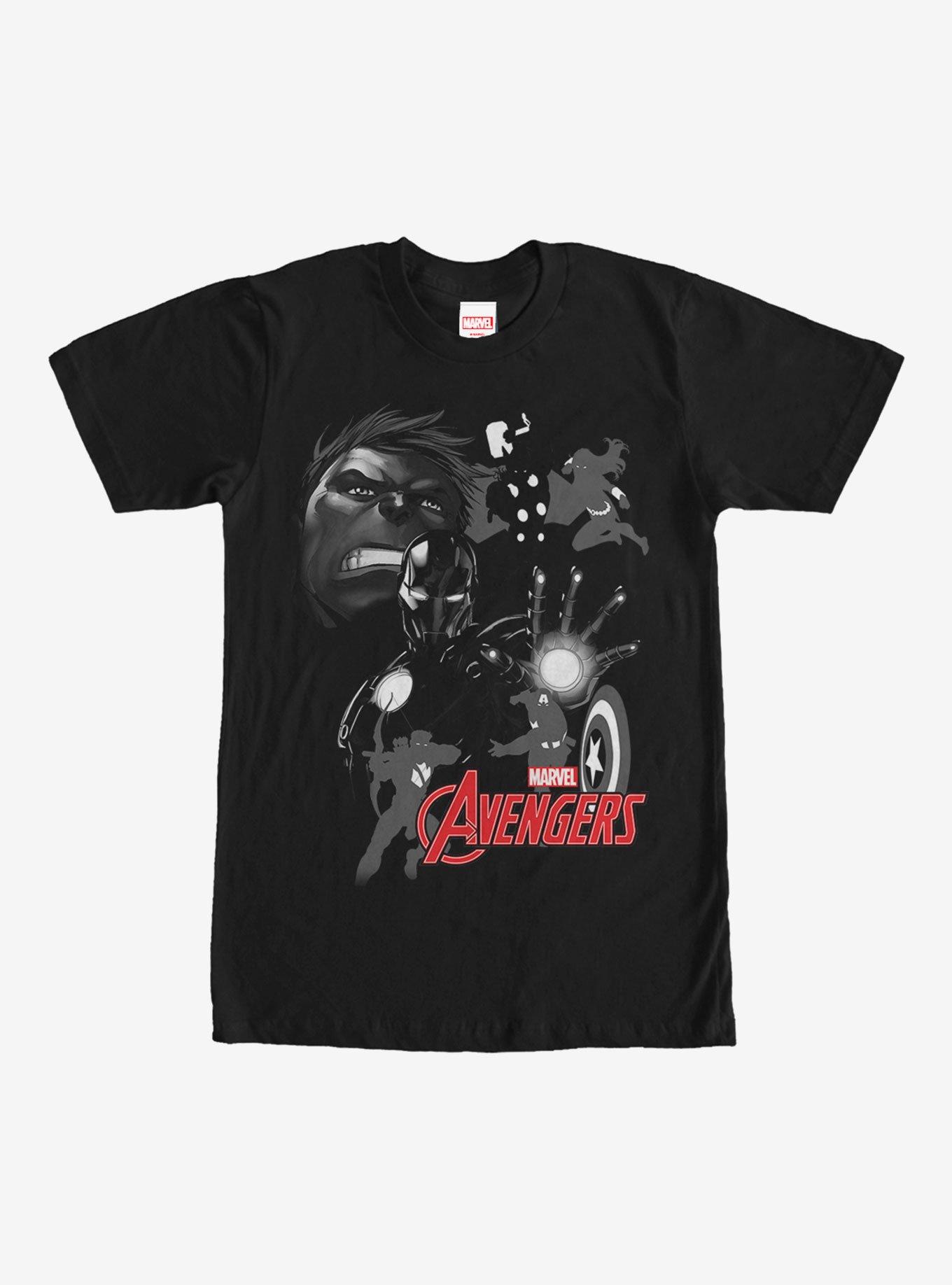 Marvel Avengers Grayscale T-Shirt, , hi-res