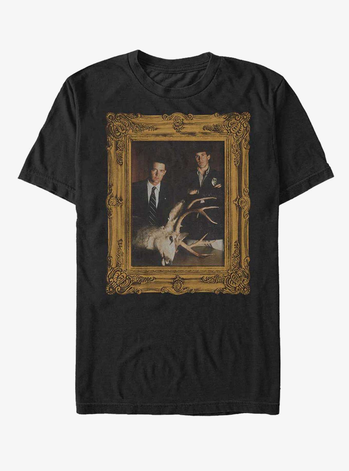 Twin Peaks Deer Head Frame T-Shirt, , hi-res