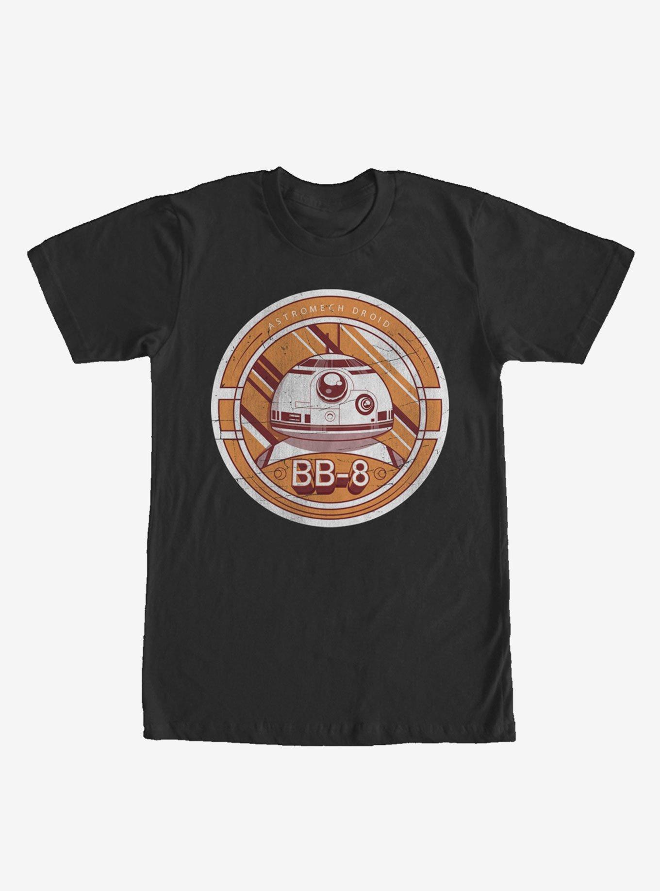 Star Wars BB-8 Astromech Droid Round T-Shirt, BLACK, hi-res