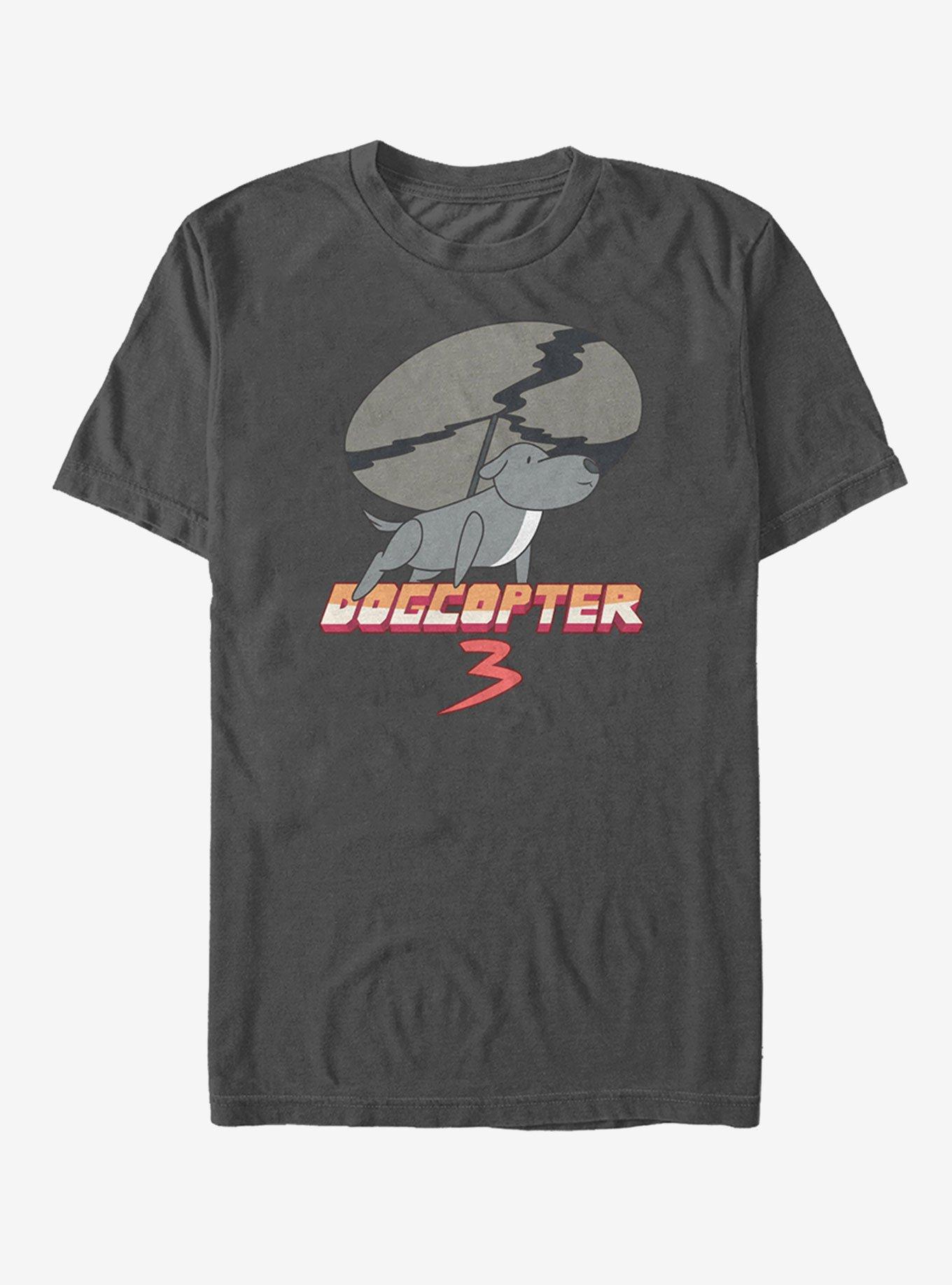 Steven Universe Dogcopter T-Shirt, CHARCOAL, hi-res