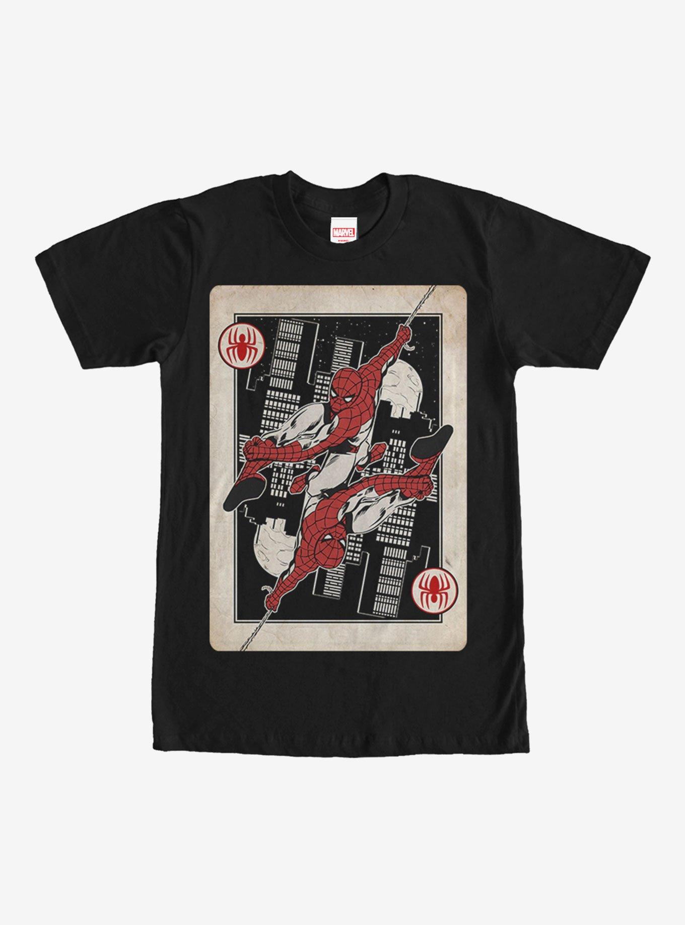 Marvel Spider-Man Playing Card T-Shirt, , hi-res
