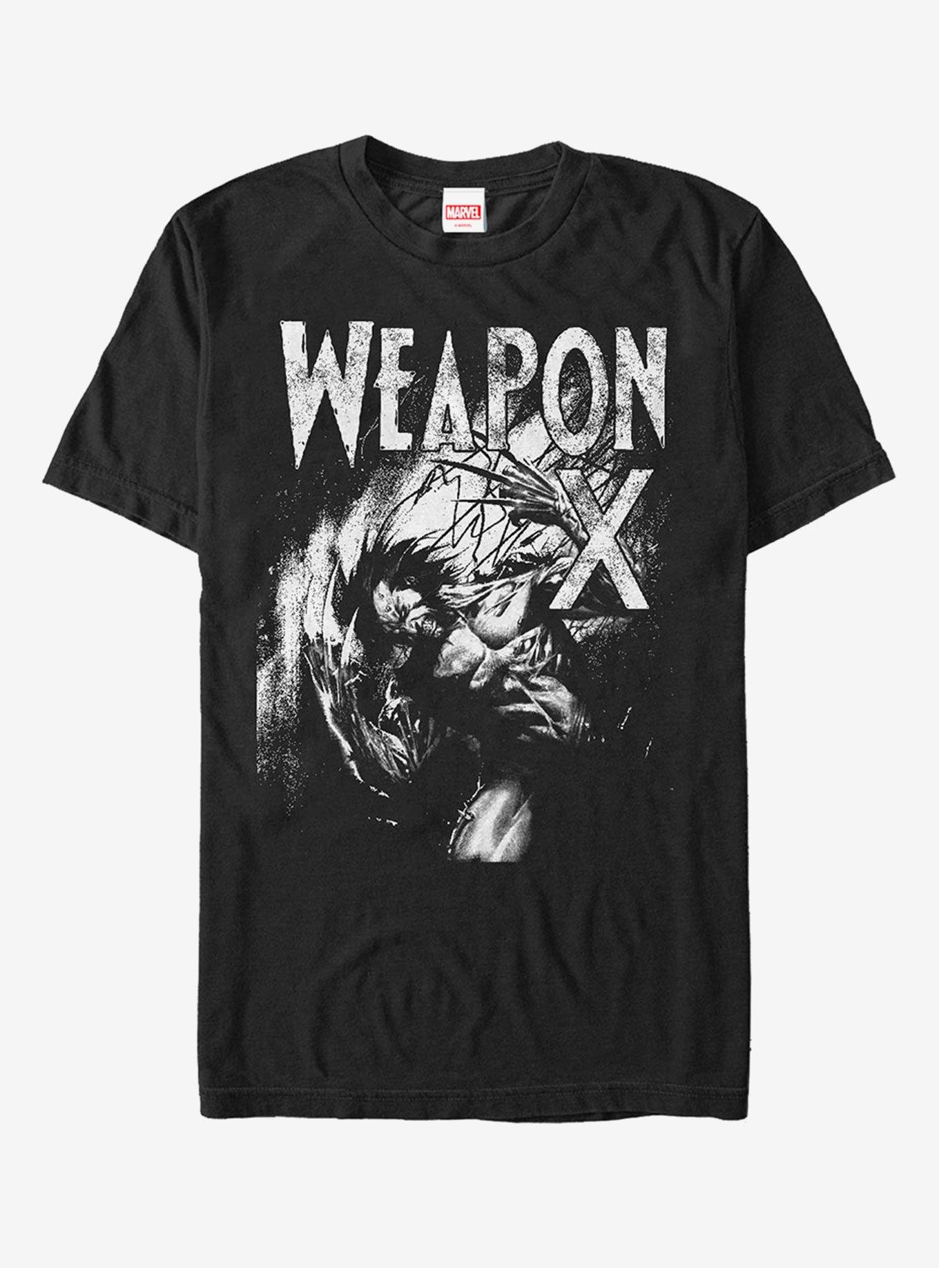 Marvel X-Men Wolverine Weapon X Grayscale T-Shirt, , hi-res