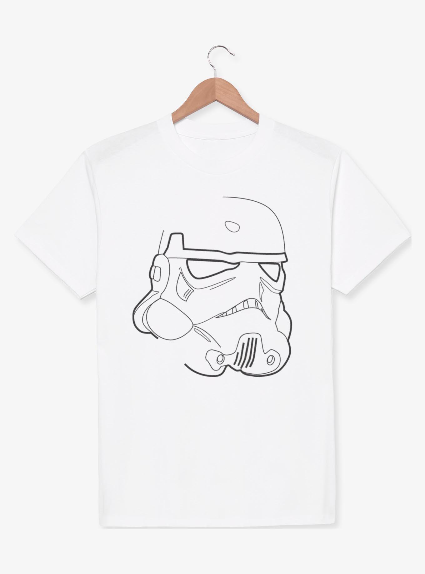 Star Wars Stormtrooper Outline T-Shirt