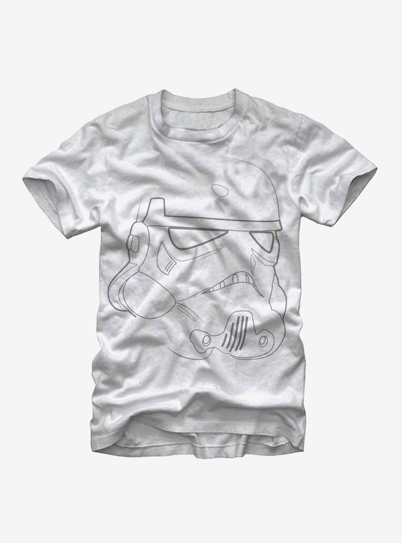 Star Wars Stormtrooper Outline T-Shirt, , hi-res