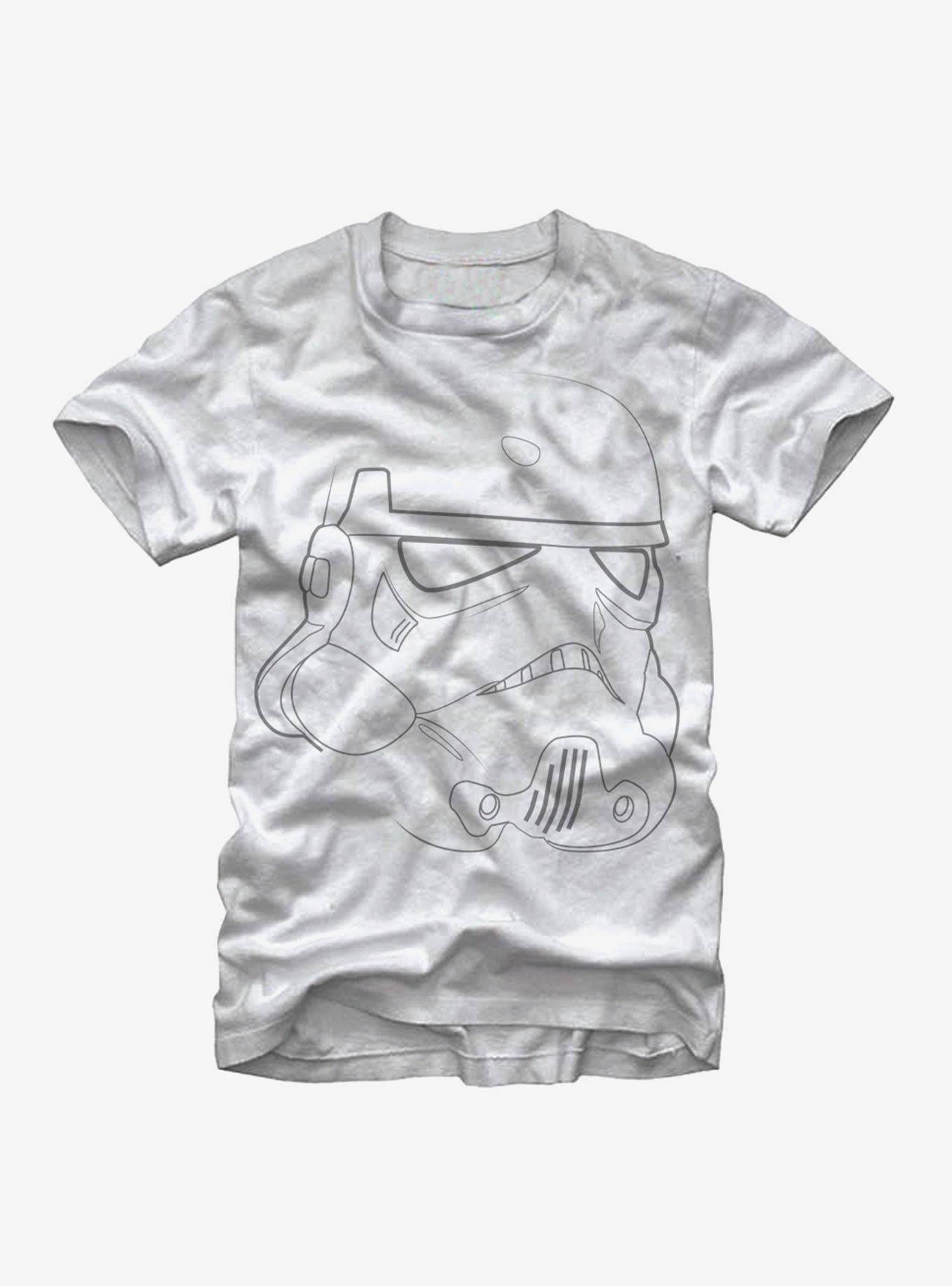 Star Wars Stormtrooper Outline T-Shirt, , hi-res