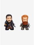 Game Of Thrones Jon Snow & Tormund Giantsbane Snow Covered 3 Inch Titans Vinyl Figure Twin Pack 2018 Fall Convention Exclusive, , hi-res