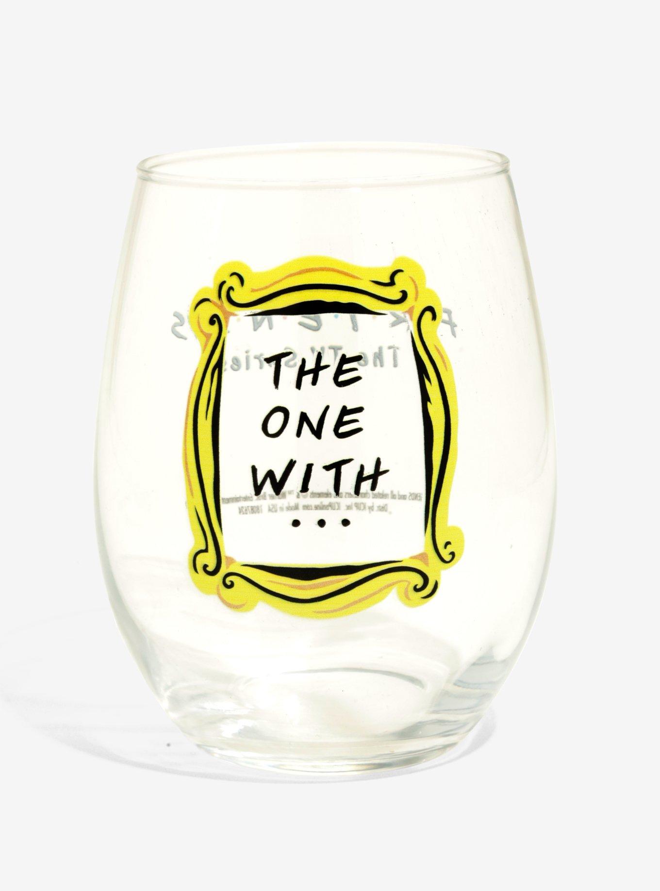 Friends Stemless Wine Glasses - BoxLunch Exclusive, , hi-res