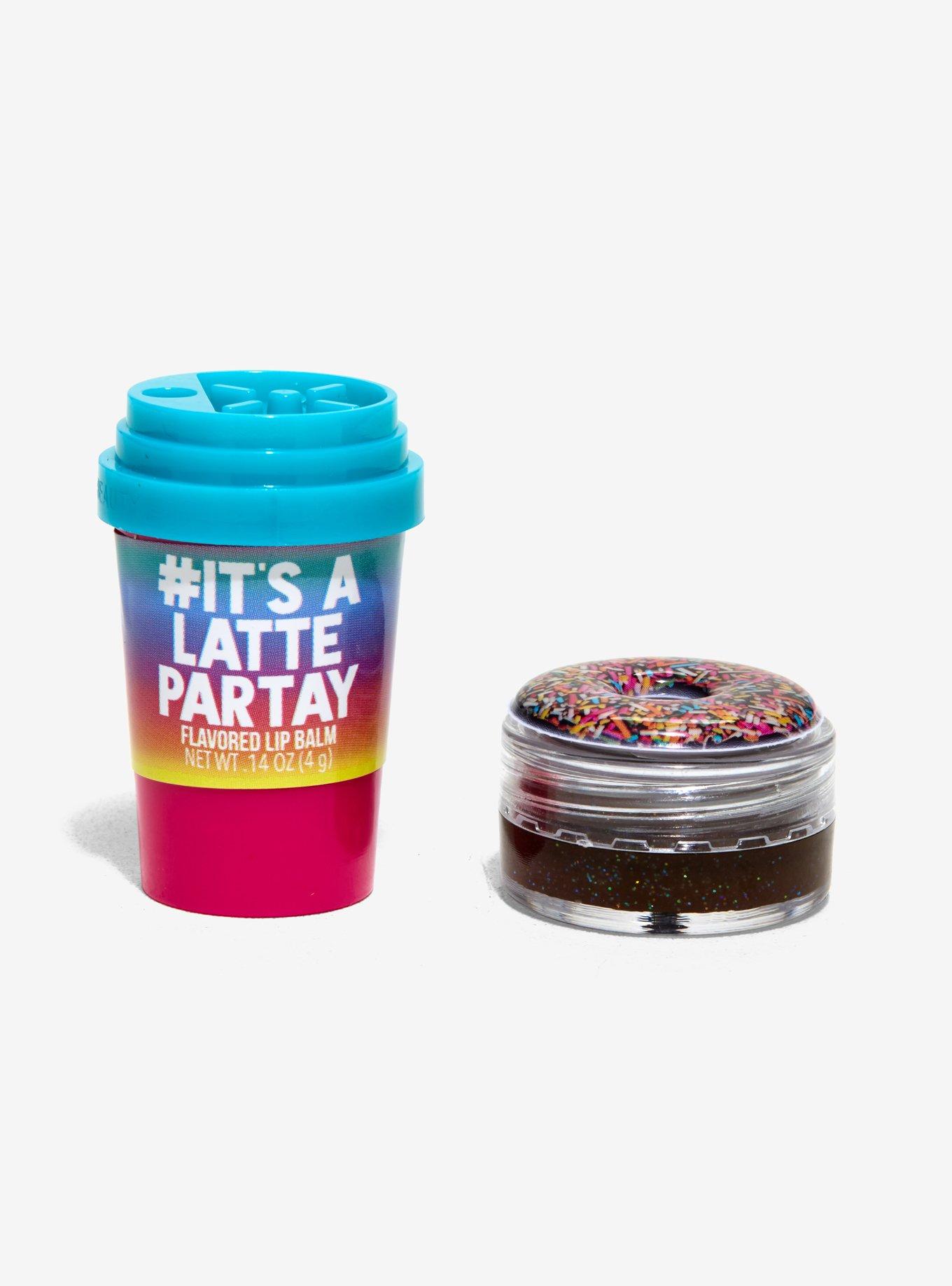 Donut & Latte Flavored Lip Balm & Gloss, , hi-res