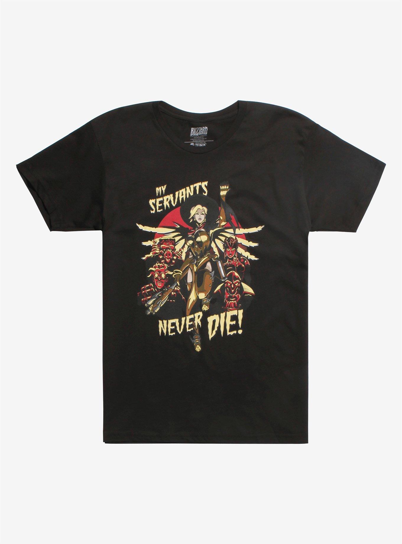 Overwatch Halloween Terror Mercy T-Shirt, BLACK, hi-res