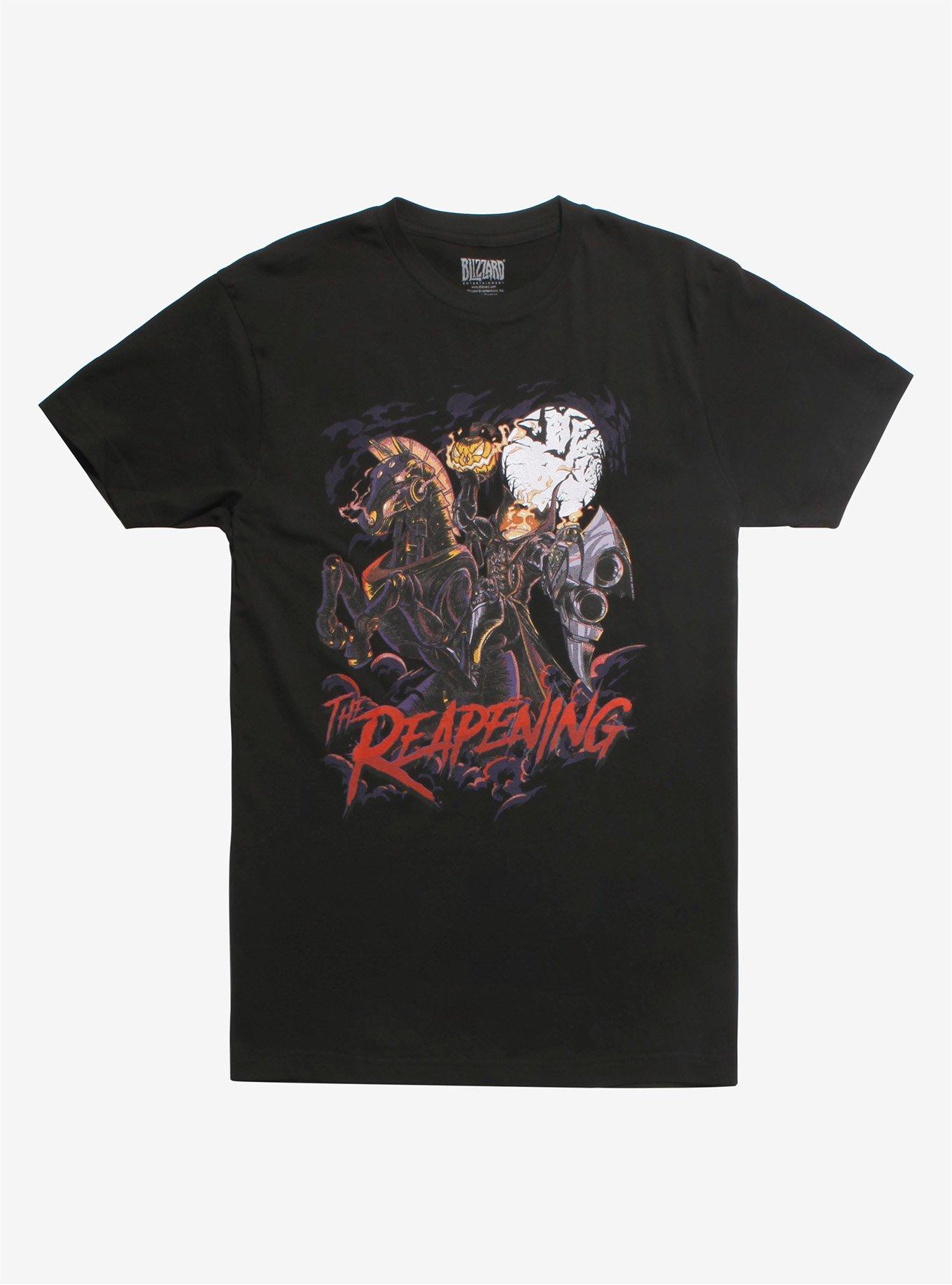 Overwatch Halloween Terror The Reapening T-Shirt, BLACK, hi-res