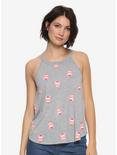 Disney Minnie Mouse Ice Cream Womens Tank Top - BoxLunch Exclusive, GREY, hi-res