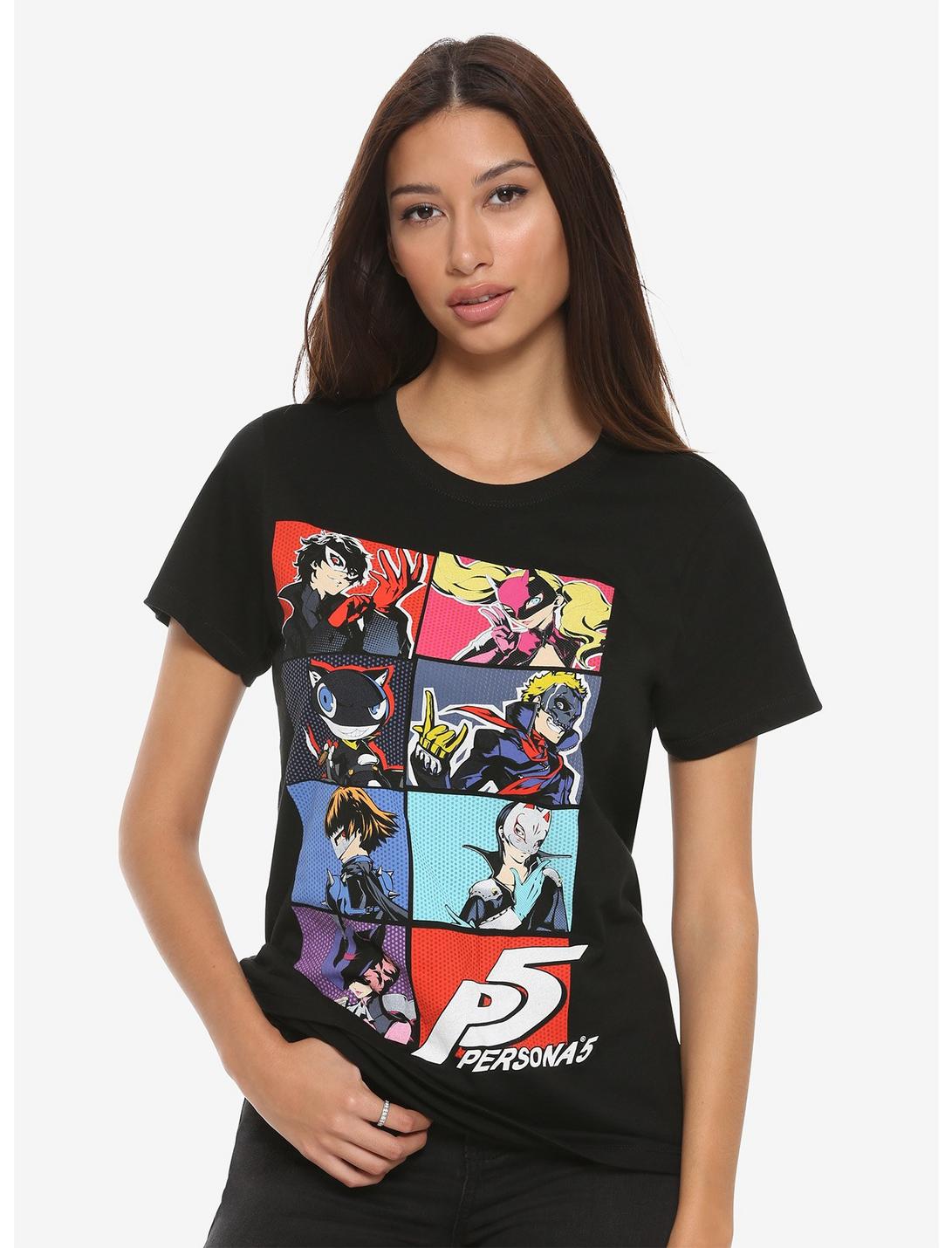 Persona 5 Phantom Thieves Girls T-Shirt, MULTI, hi-res