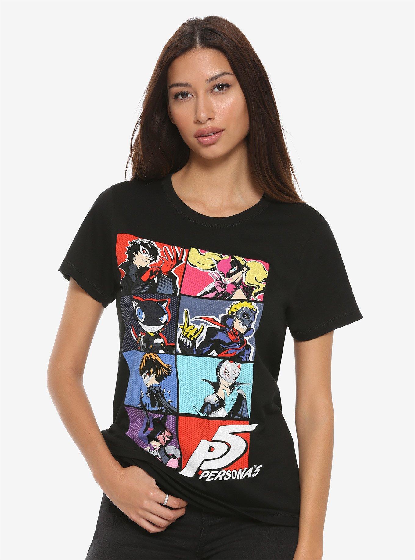 Persona 5 Phantom Thieves Girls T-Shirt, MULTI, hi-res