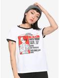 My Hero Academia Shoto Todoroki Girls Ringer T-Shirt, BLACK, hi-res