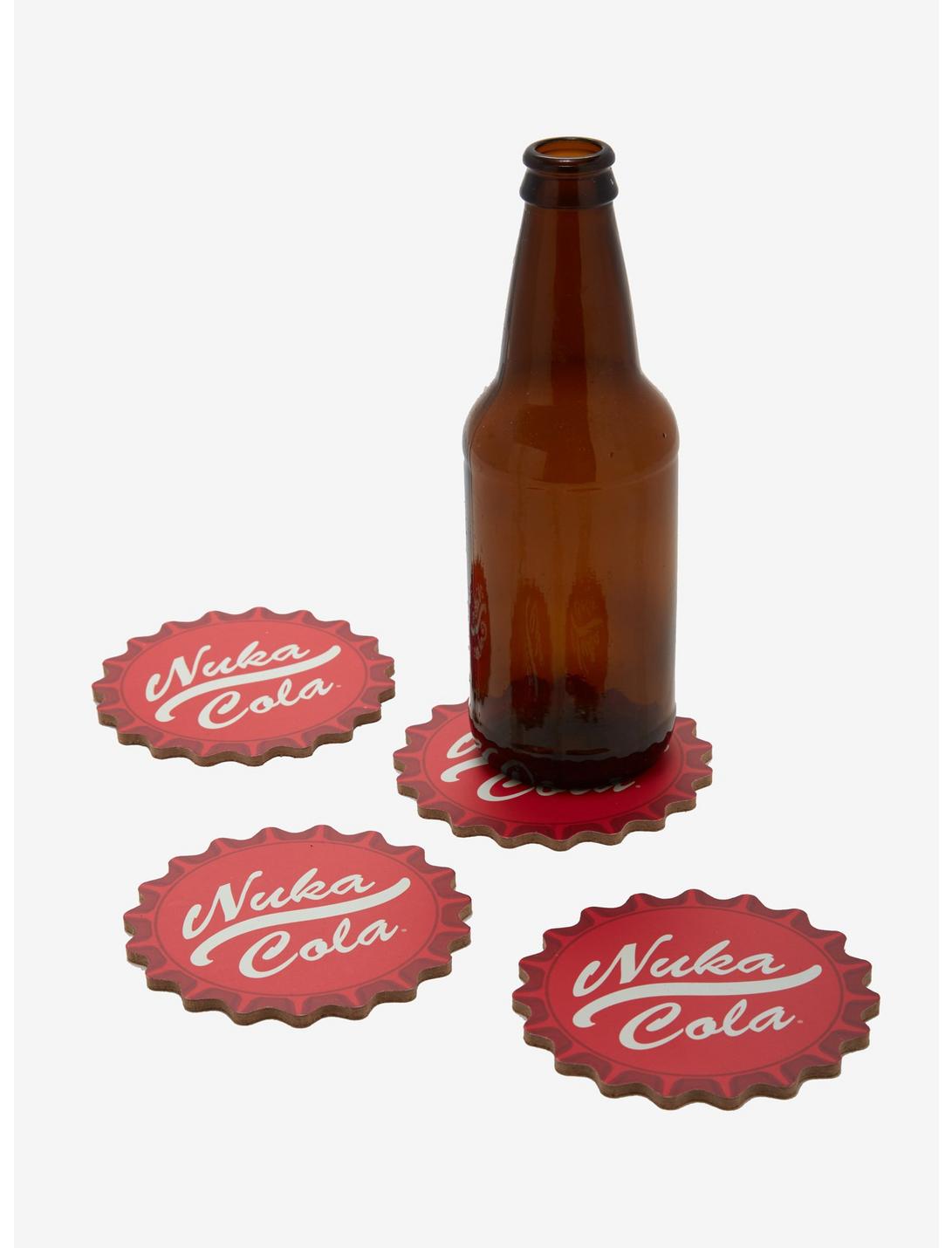 Fallout Nuka Cola Bottle Cap Coaster Set, , hi-res