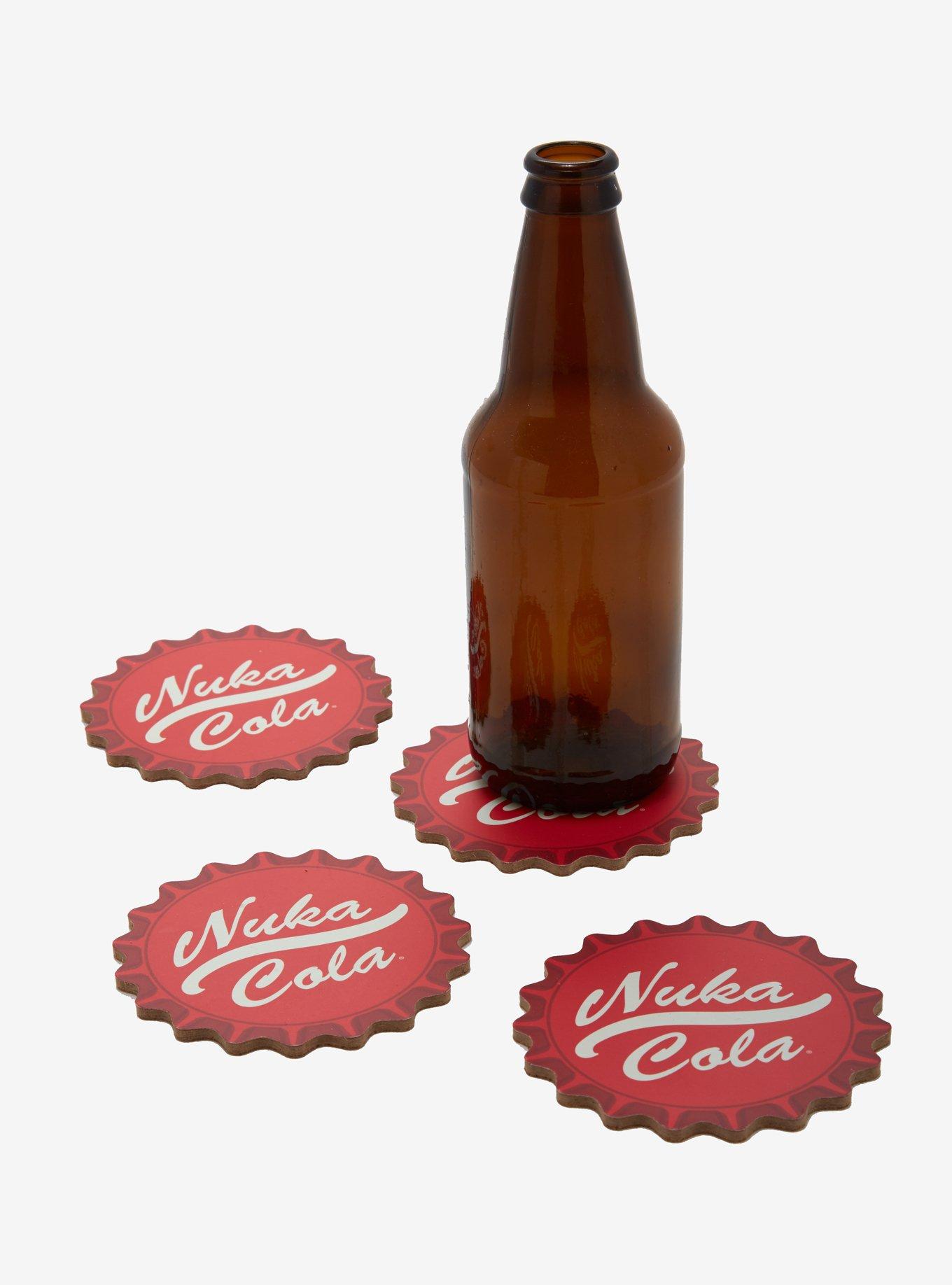 Fallout Nuka Cola Bottle Cap Coaster Set, , hi-res