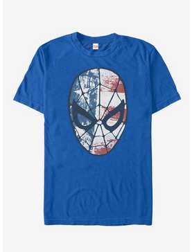 Marvel 4th of July Spider-Man American Flag Mask T-Shirt, , hi-res