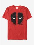 Marvel Deadpool Reverse Mask Splatter T-Shirt, RED, hi-res