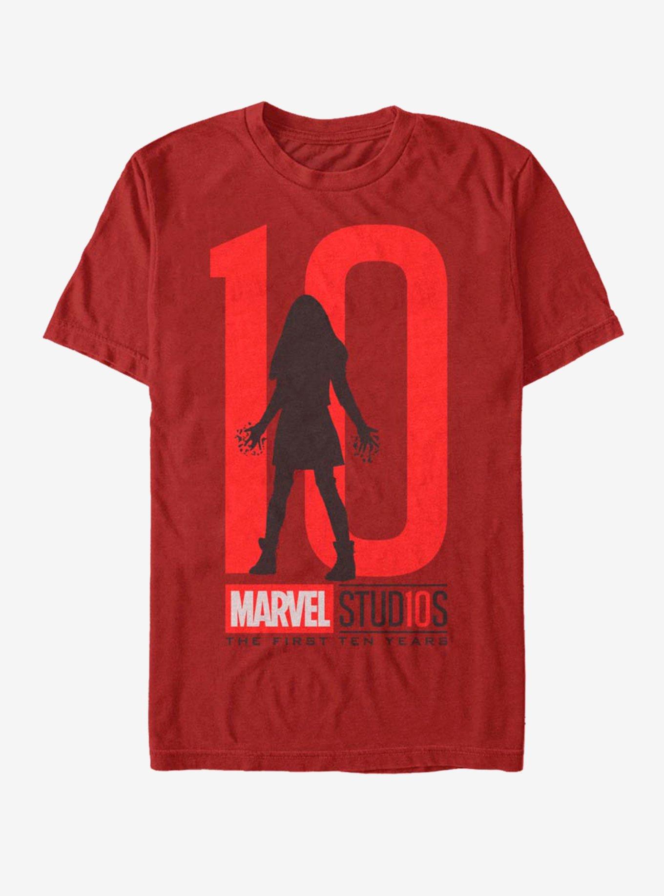 Marvel 10 Anniversary Scarlet Witch T-Shirt, CARDINAL, hi-res