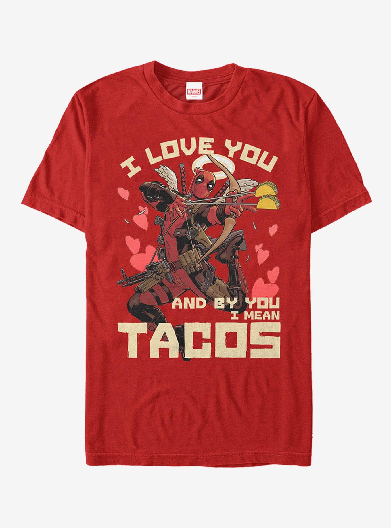 Marvel Deadpool Taco Cupid T-Shirt, , hi-res