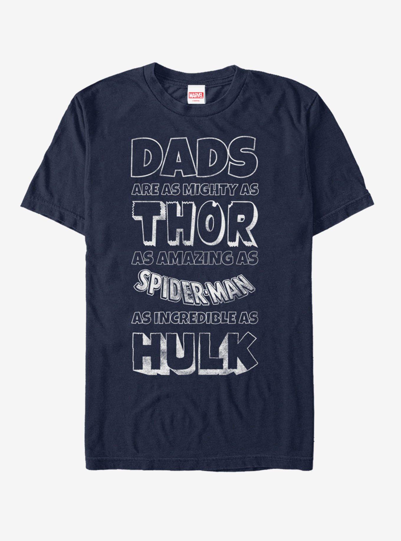 Marvel Father's Day Avengers Dad Traits T-Shirt, , hi-res