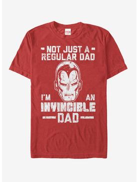Plus Size Marvel Father's Day Iron Man Not Regular Dad T-Shirt, , hi-res