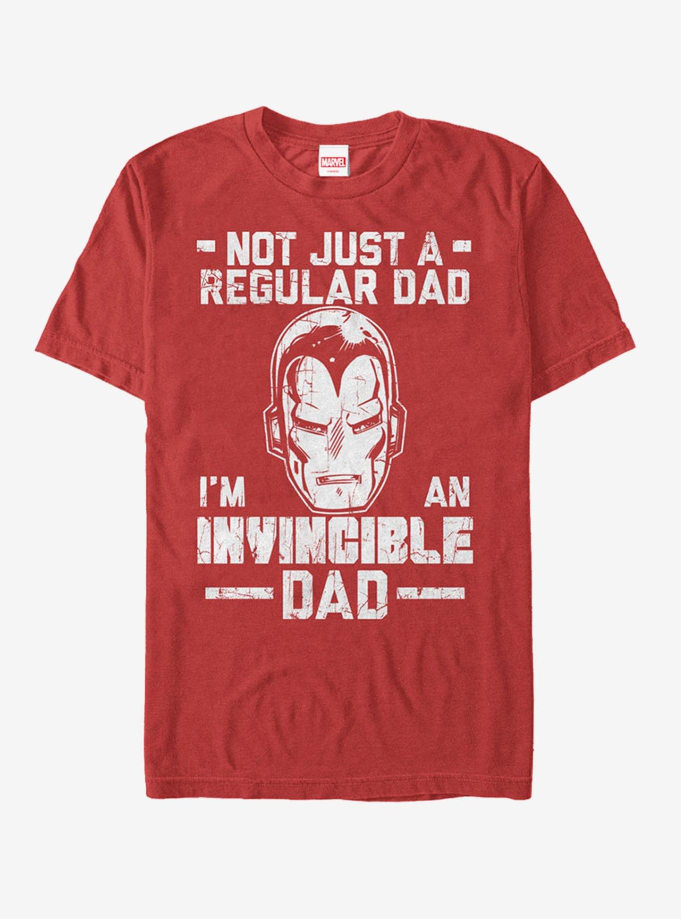 Marvel Father's Day Iron Man Not Regular Dad T-Shirt, , hi-res