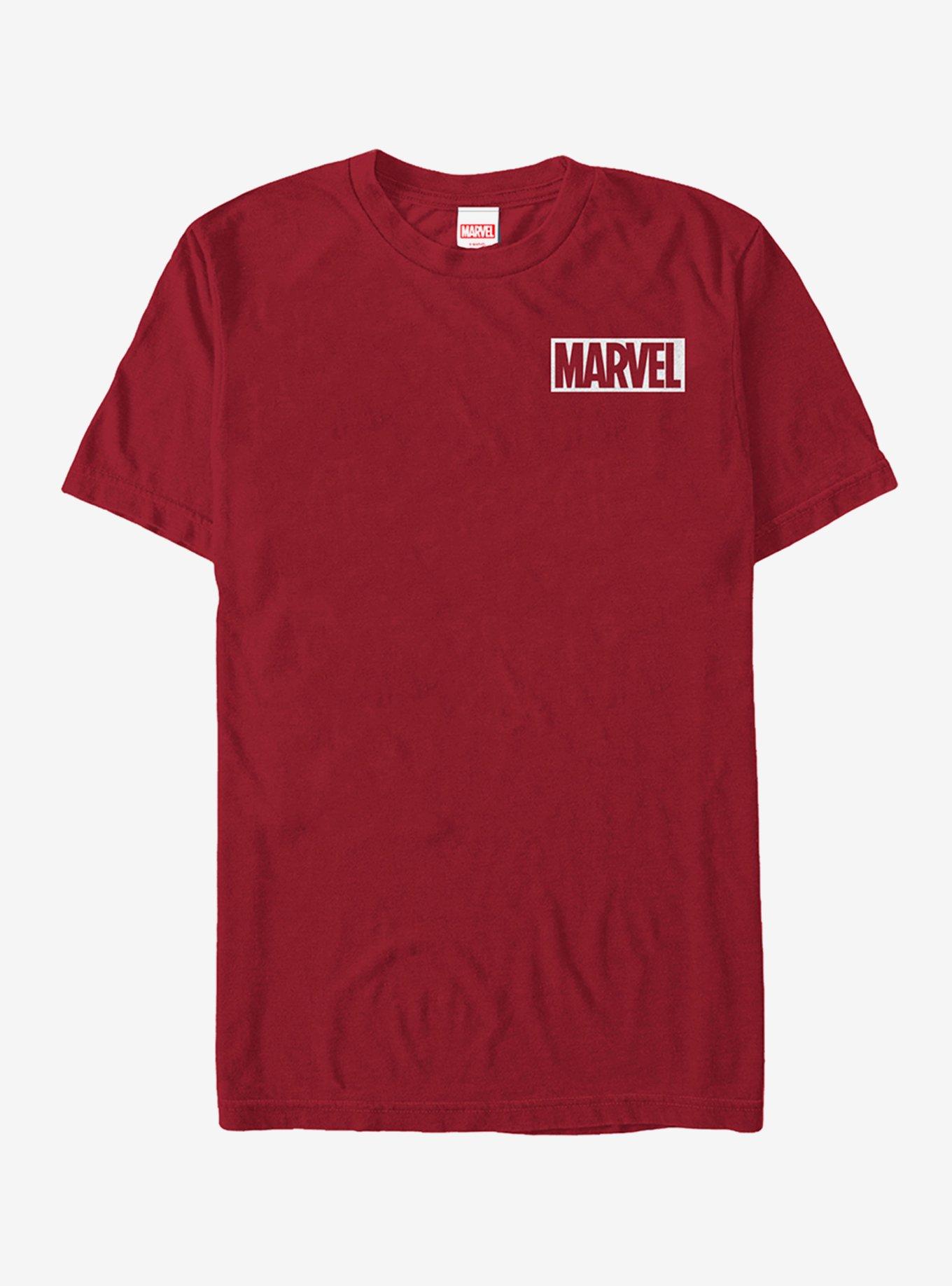 Marvel Mini Logo T-Shirt, CARDINAL, hi-res