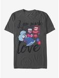 Steven Universe Made of Love T-Shirt, CHARCOAL, hi-res