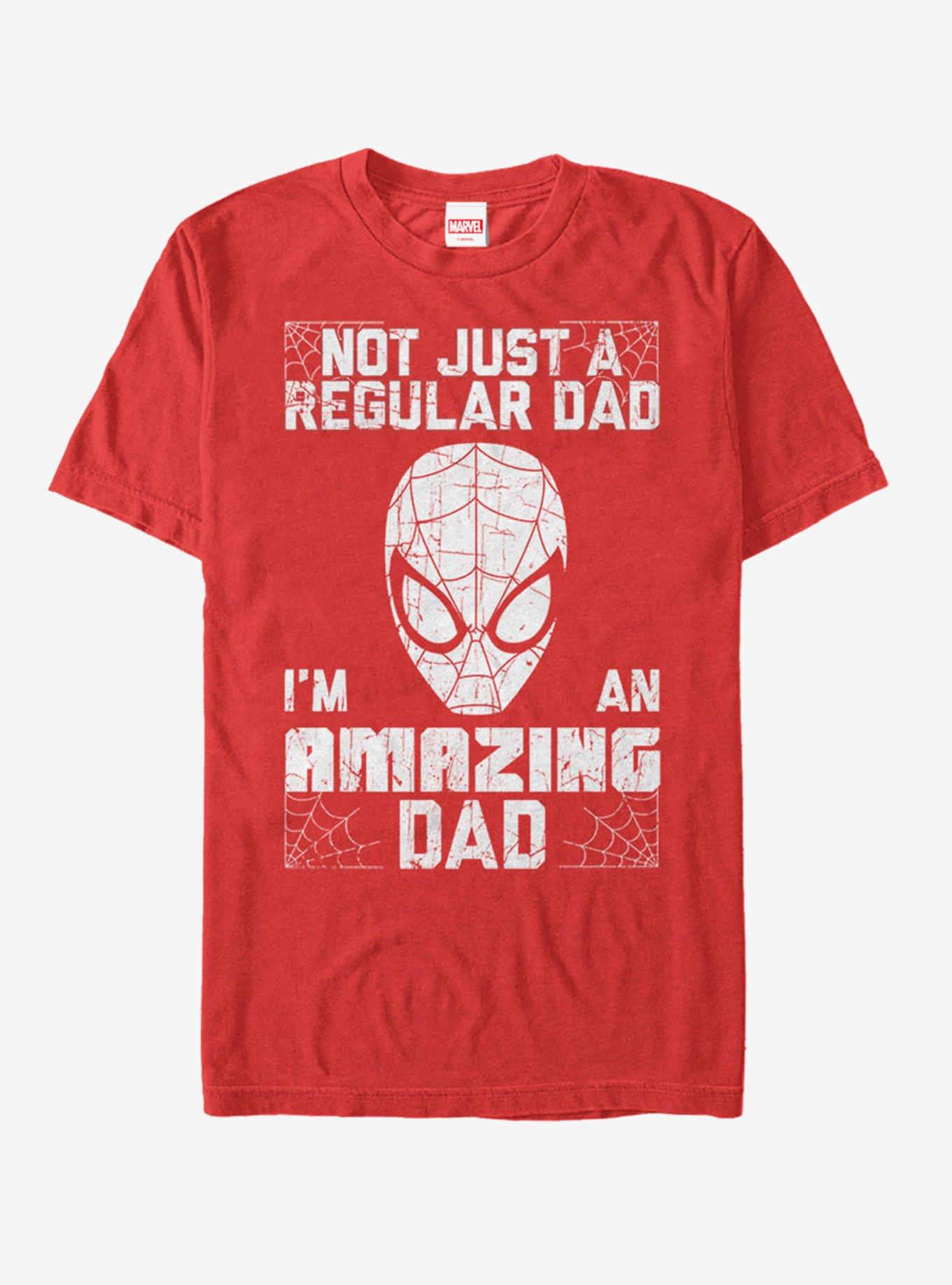 Marvel Father's Day Spider-Man Not Regular Dad T-Shirt, , hi-res