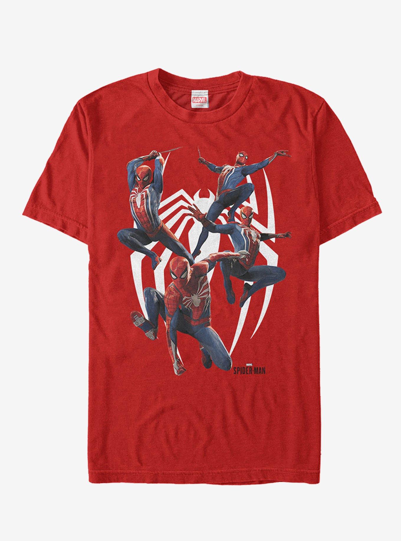 Marvel Gamerverse Spider-Man Trio T-Shirt, RED, hi-res