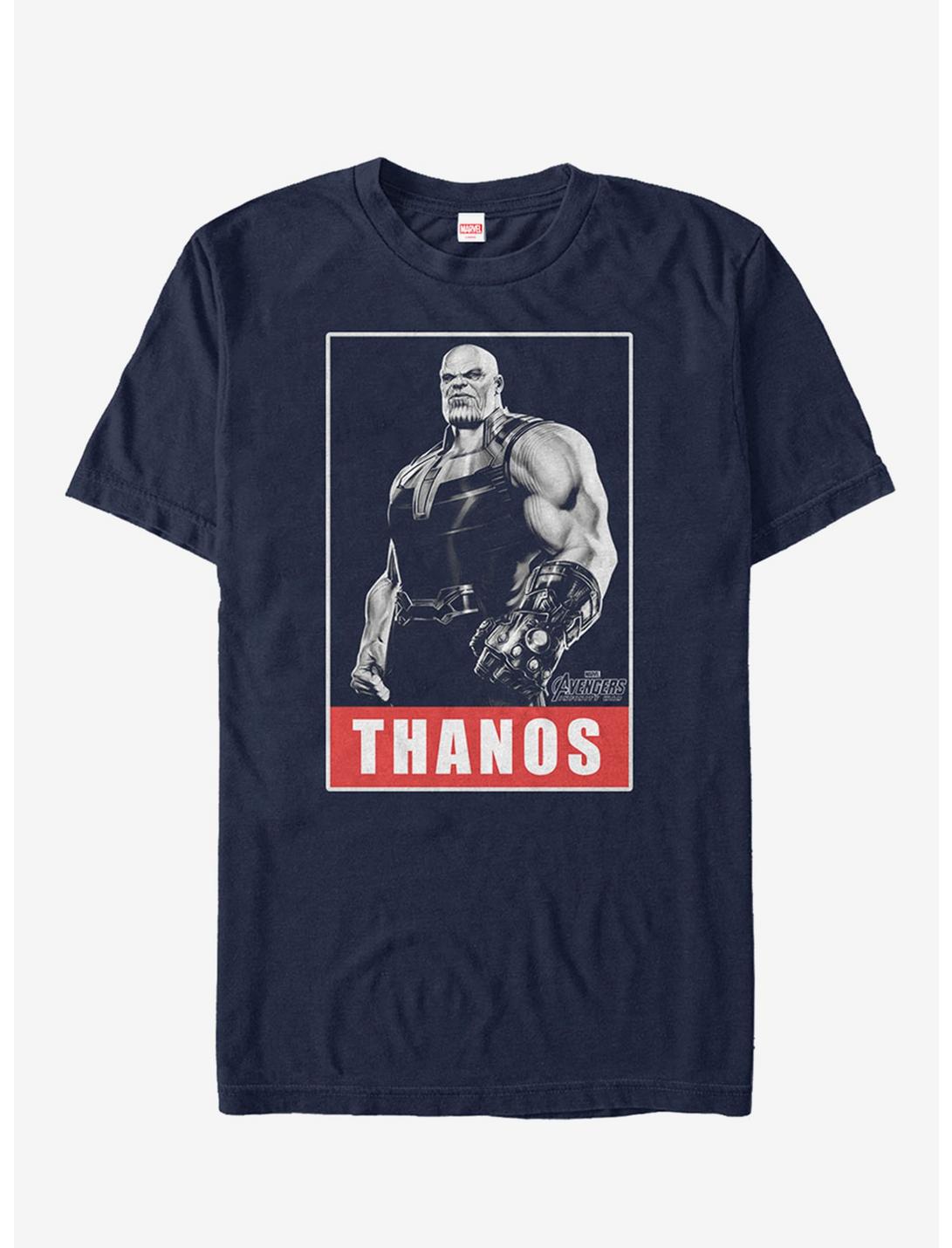 Marvel Avengers: Infinity War Thanos Name T-Shirt, NAVY, hi-res
