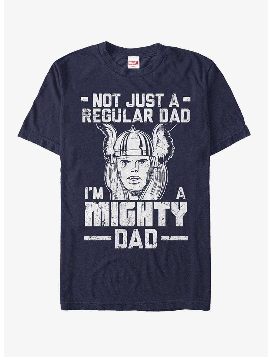 Marvel Father's Day Thor Not Regular Dad T-Shirt, NAVY, hi-res