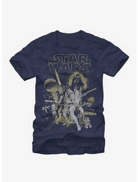 Star Wars Poster Throwback T-Shirt, , hi-res
