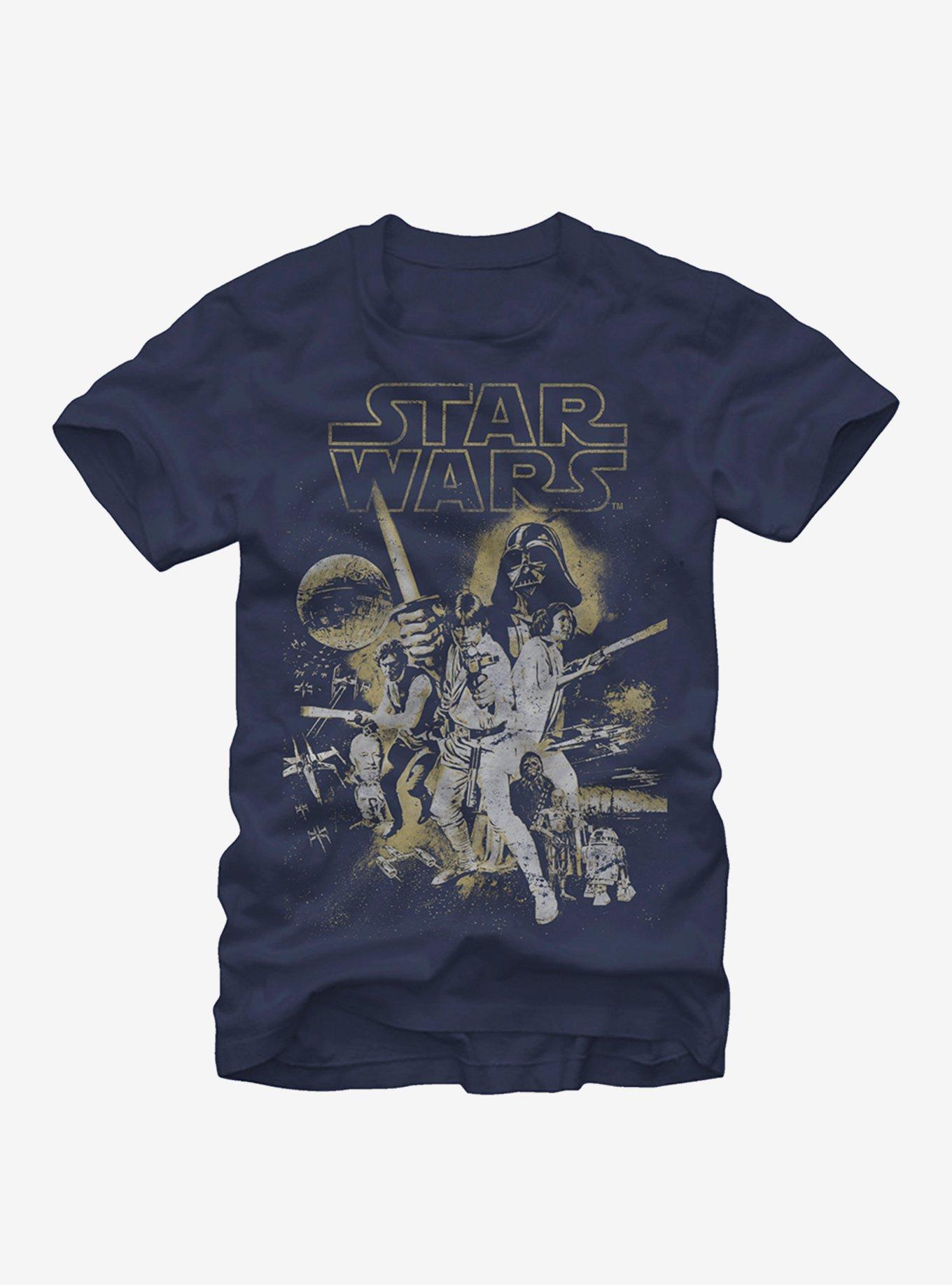 Star Wars Poster Throwback T-Shirt, , hi-res
