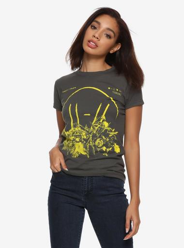 Twenty One Pilots Floral Double Lines Logo Girls T-Shirt Hot Topic