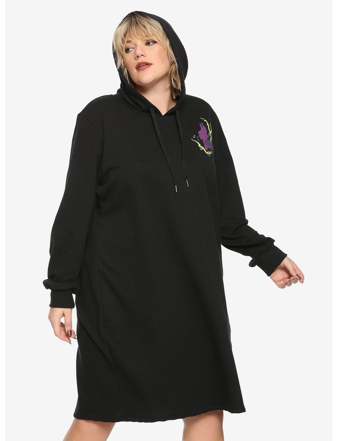 Disney Sleeping Beauty Maleficent Hoodie Dress Plus Size, BLACK, hi-res