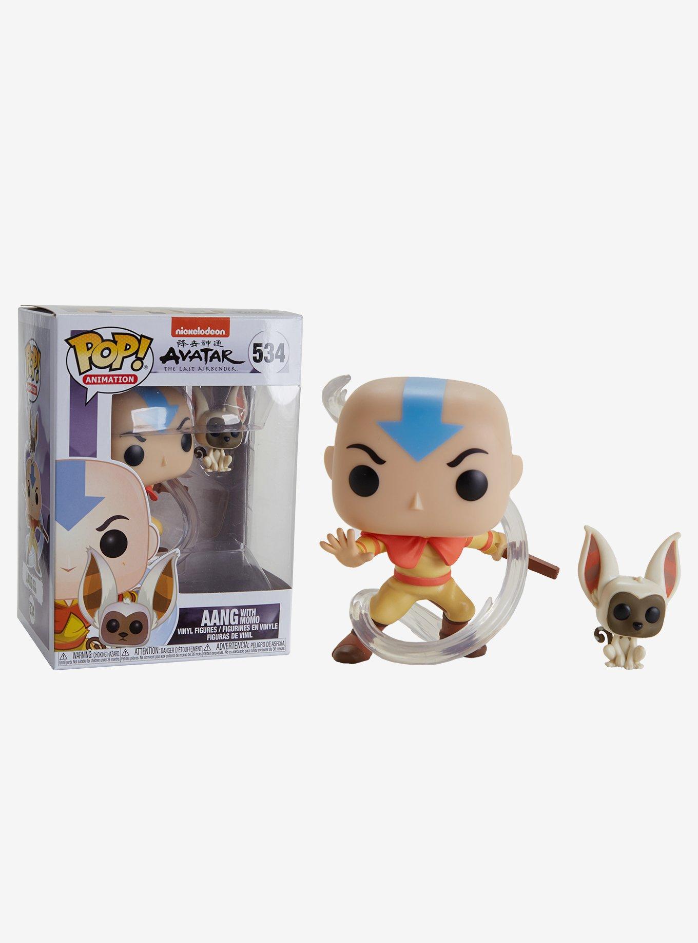 Funko Avatar The Last Airbender Pop! Animation Aang With Momo Vinyl Figure, , hi-res