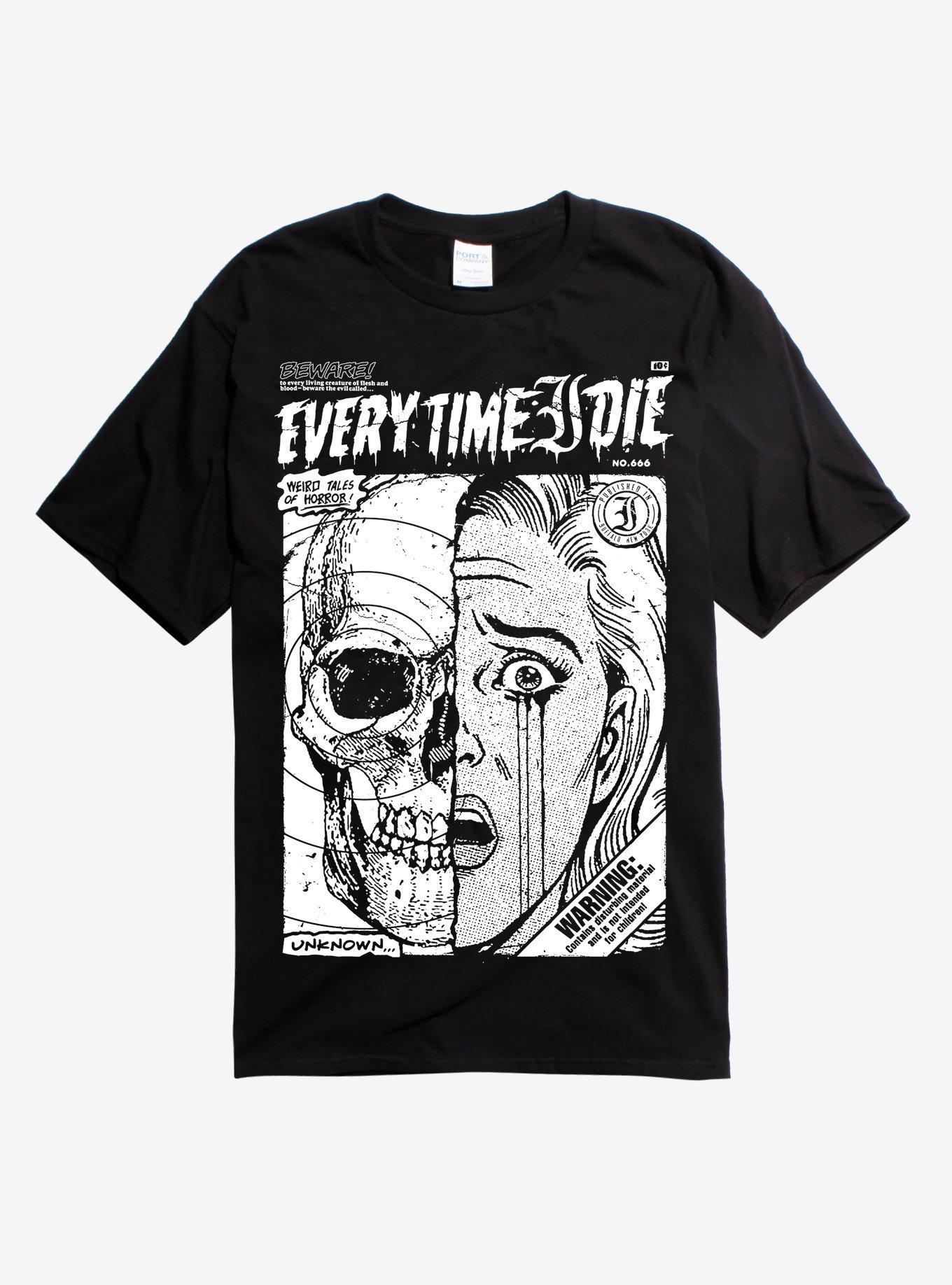 Every Time I Die Screamer T-Shirt, BLACK, hi-res