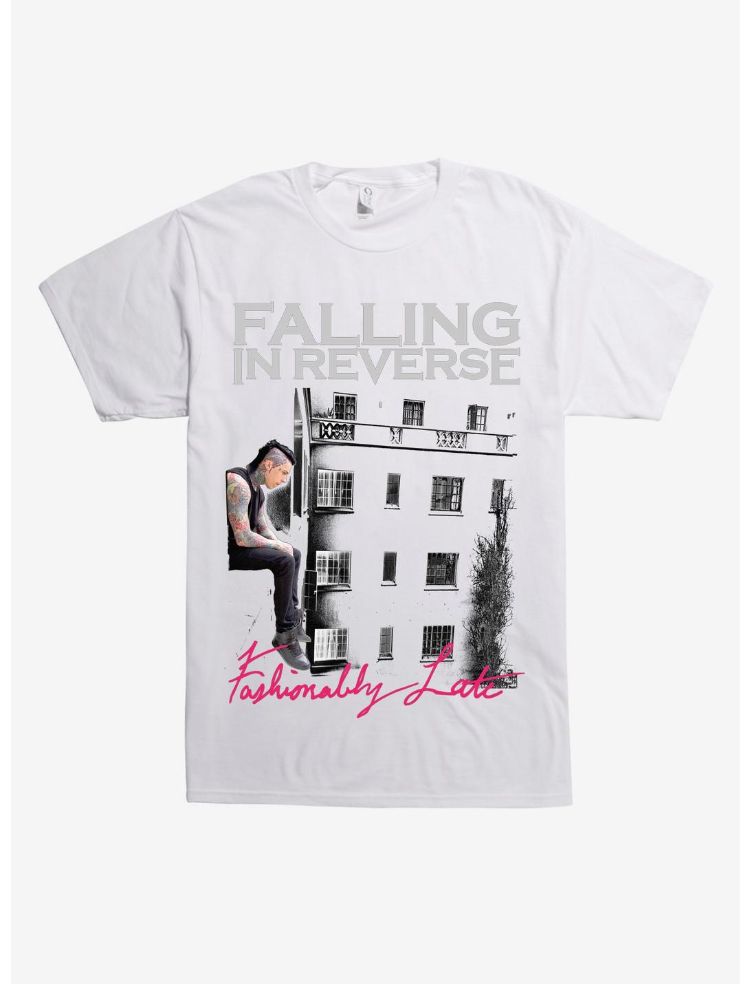 Falling in Reverse Late T-Shirt, WHITE, hi-res