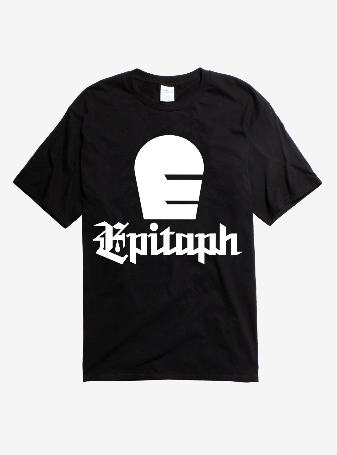 Epitaph Logo T-Shirt, BLACK, hi-res