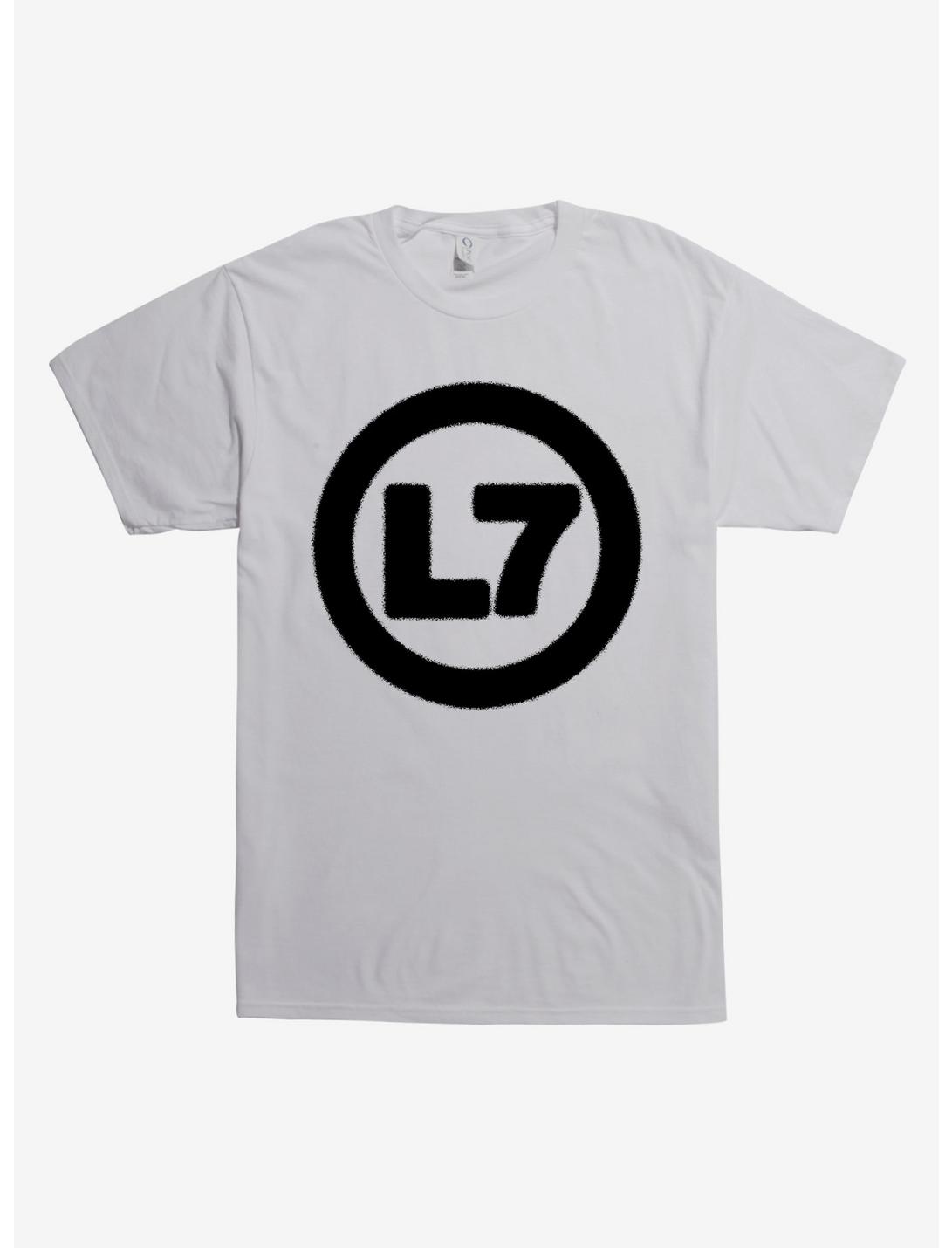 L7 Spray Logo T-Shirt, SILVER, hi-res