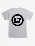 L7 Spray Logo T-Shirt, SILVER, hi-res