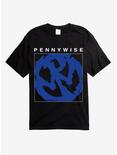 Pennywise Blue Logo T-Shirt, BLACK, hi-res