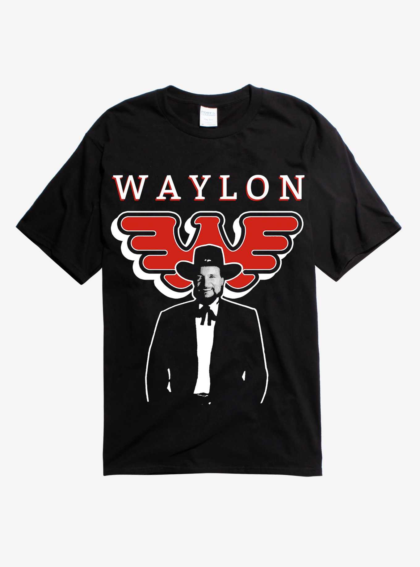 Waylon Jennings Full Circle T-Shirt, , hi-res