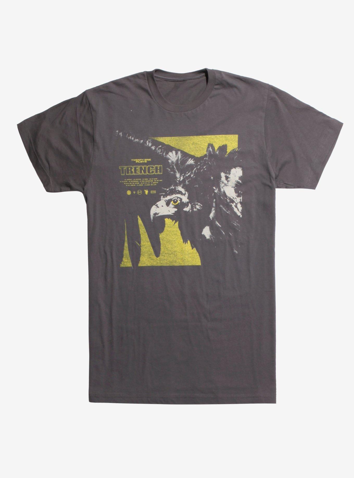 Twenty One Pilots Trench Album Cover T-Shirt, BLACK, hi-res